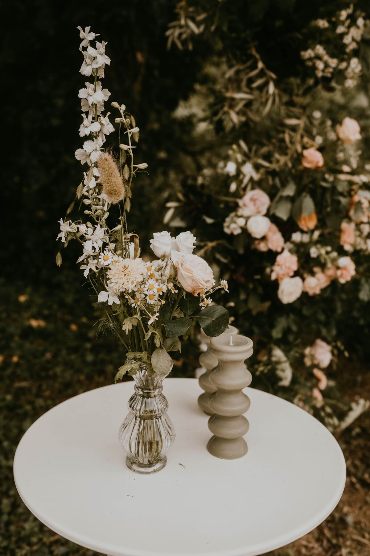 Boda en Can Morei: detalles de la decoración y flores