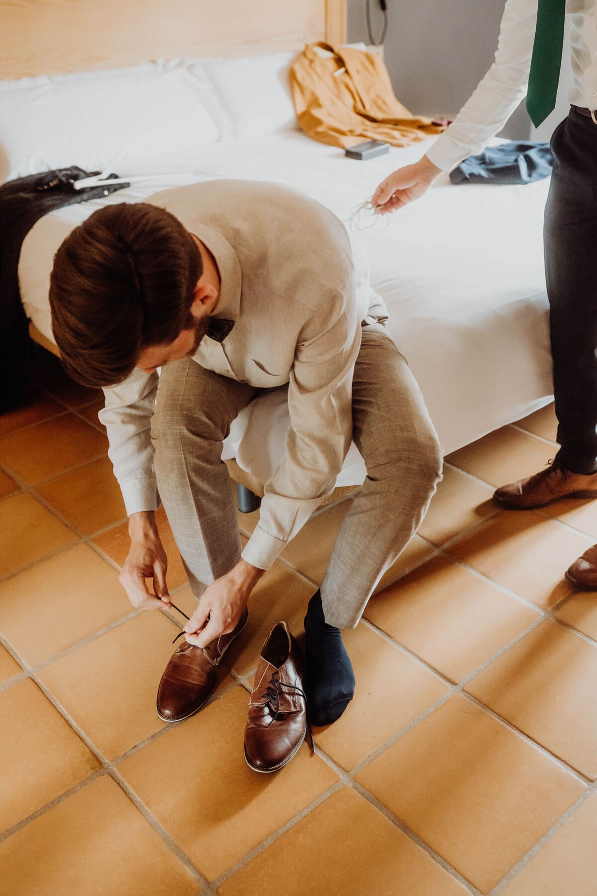 Boda íntima en Can Morei: los novios rodeados de naturaleza