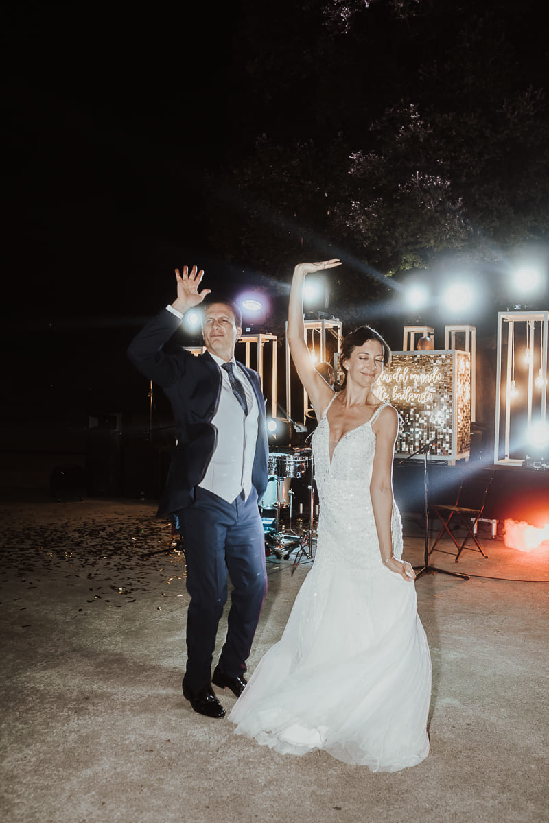 Primer baile de los novios en Cavas Codorníu